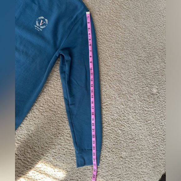 Vans leisure, teal crewneck sweatshirt size large - Picture 13 of 13